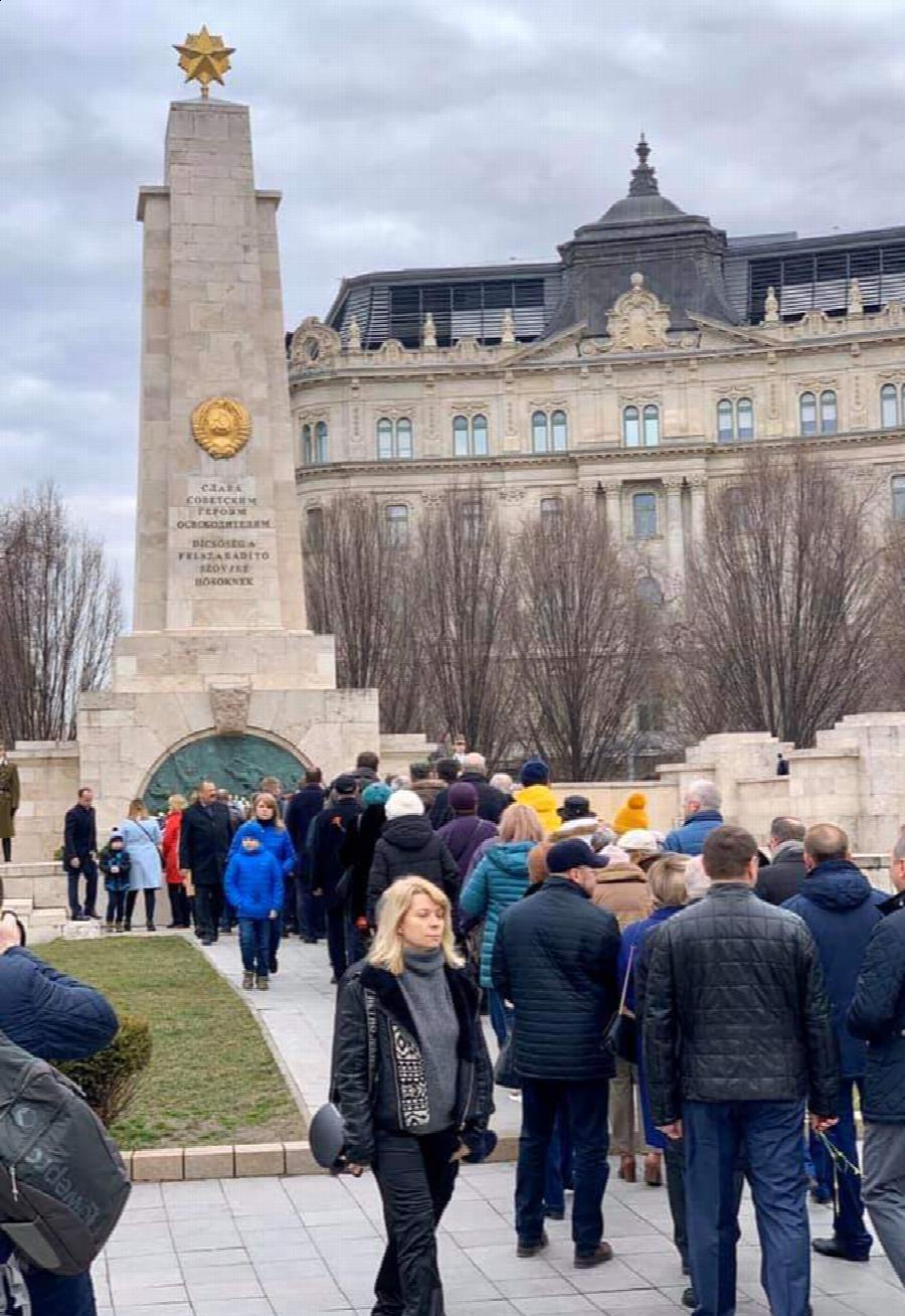 В Будапеште прошла мемориальная церемония ко Дню защитника Отечества -Русский  дом в Будапеште